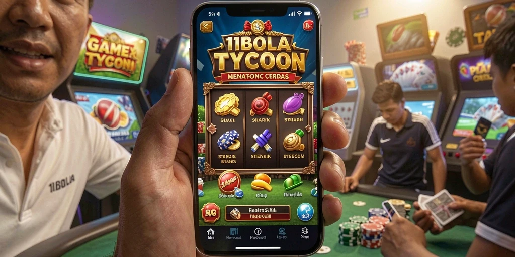 Tampilan screenshot 11BOLA yang menunjukkan gameplay Tycoon yang seru.