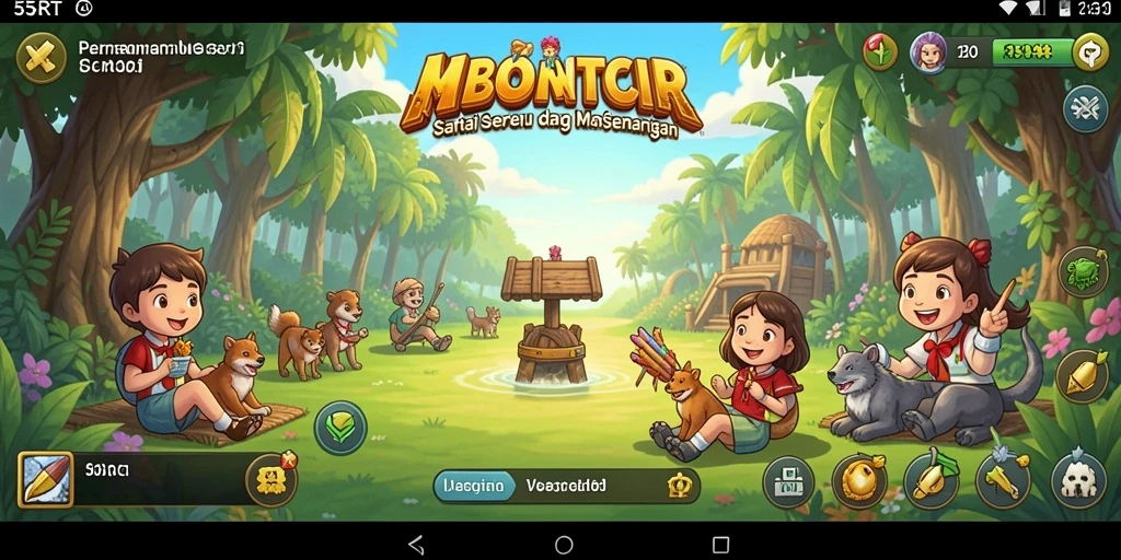 Tampilan menarik dan gameplay seru dalam 55RT.