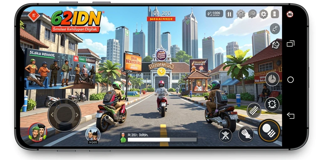 Gambaran gameplay interaktif 62IDN yang mendalam.