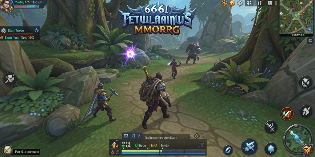 Screenshot dari gameplay menarik di dunia fantastis 666I.