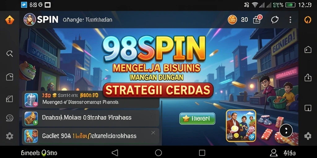 Gameplay seru 98SPIN yang menantang dalam dunia Tycoon.