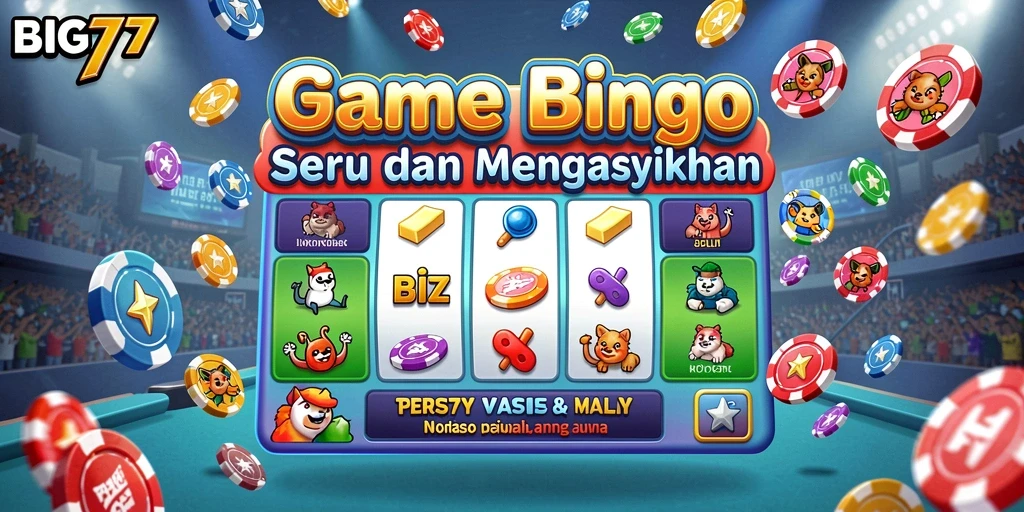 Screenshot gameplay BIG77 yang menampilkan keseruan bermain Bingo.