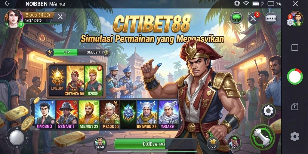 Tampilan gameplay menggembirakan di CITIBET88.