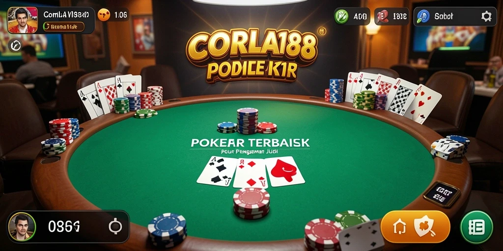 Tangkapan layar gameplay Poker yang menarik di CORLA188.