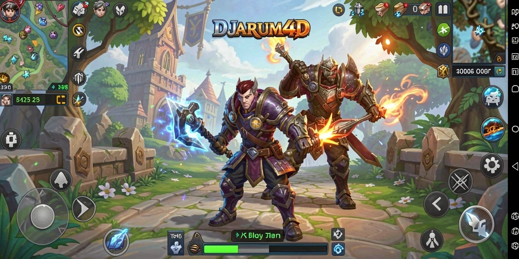 Tampilan dinamis dalam screenshot gameplay DJARUM4D yang menarik.