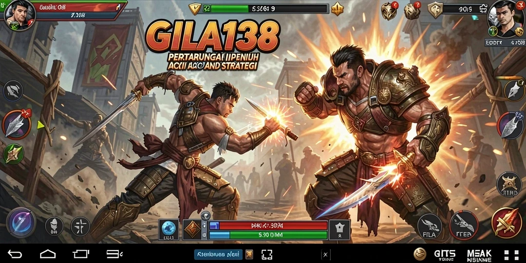 Screenshot GILA138 menampilkan aksi epic dalam pertarungan Fighting