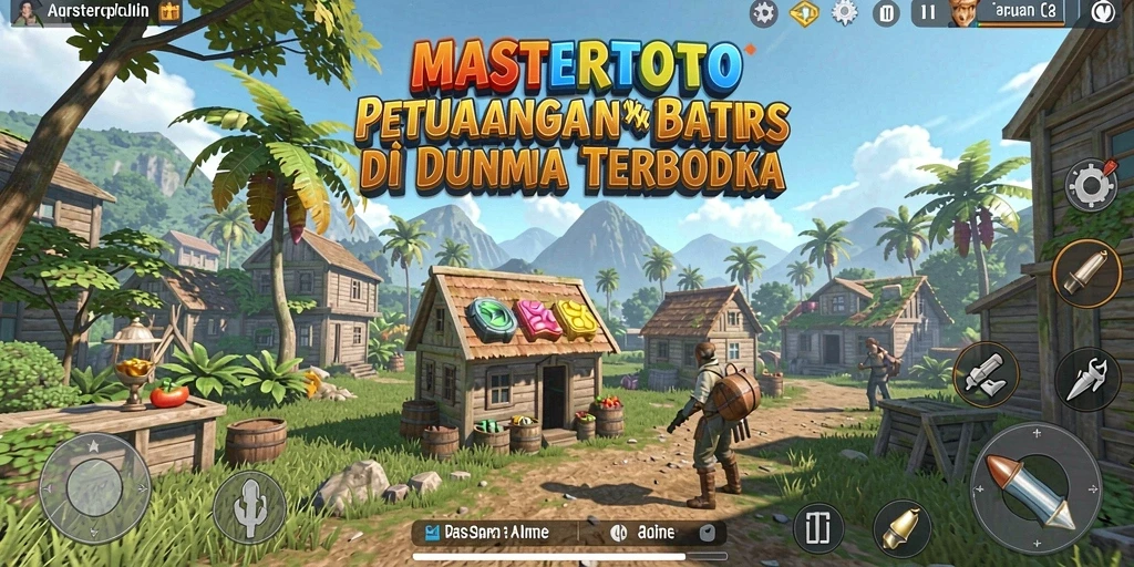 Tampilan menarik dari gameplay MASTERTOTO dalam dunia terbuka.
