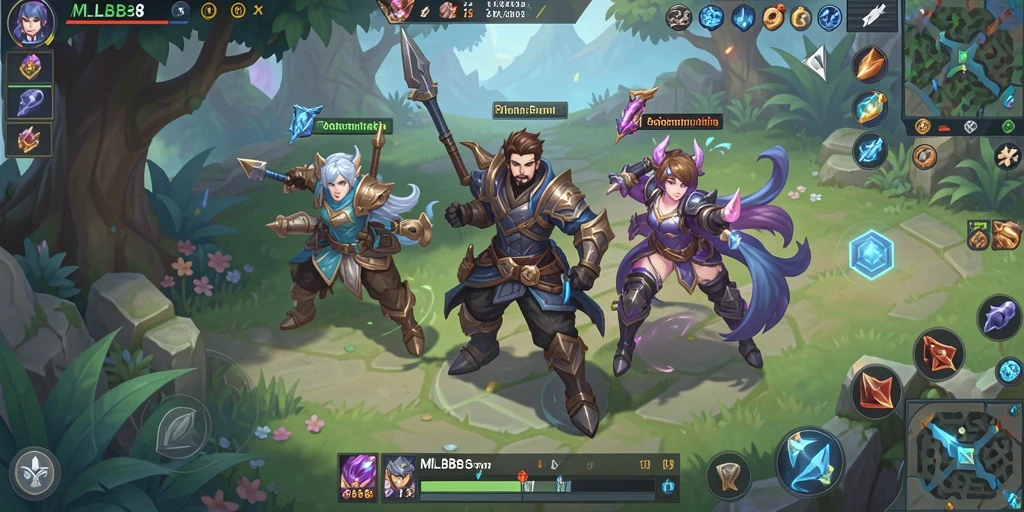 Screenshot gameplay MLBB8 yang menunjukkan keseruan bermain.