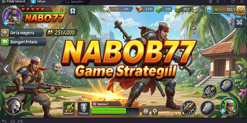 Tampilan gameplay NABOB77 yang menggugah selera para penggemar strategi.