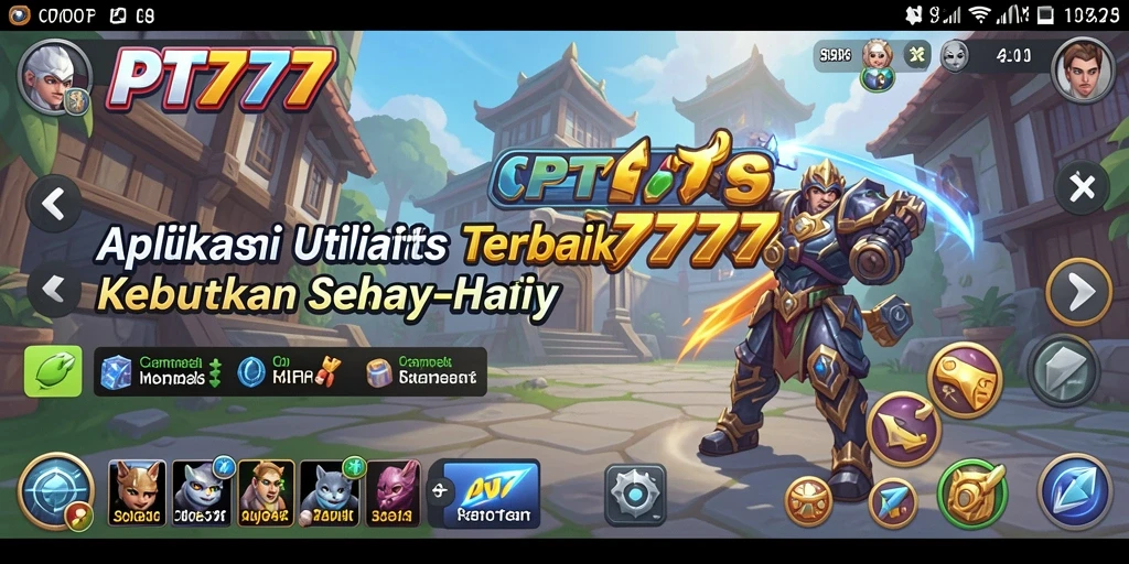 Tampilan antarmuka PT777 yang sederhana dan fungsional.