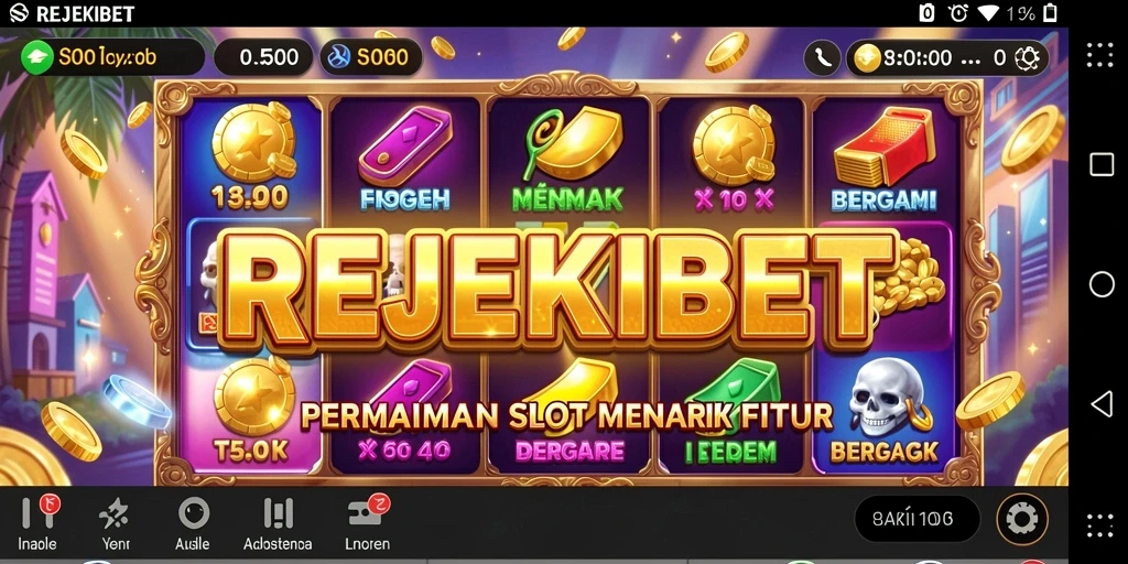 Tampilan gameplay REJEKIBET yang seru dan menarik.