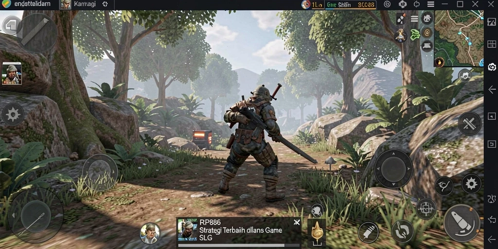 Gameplay strategis yang mendebarkan dalam RP886.