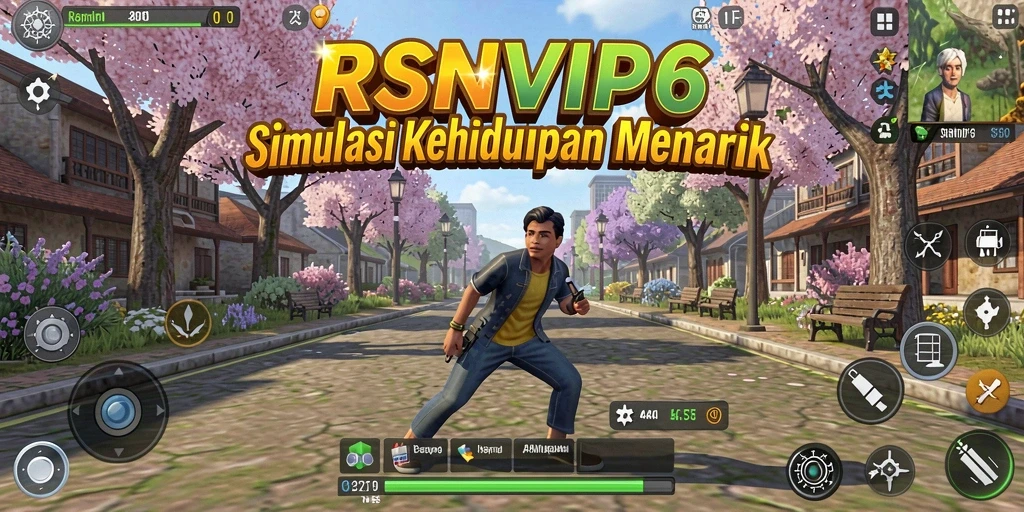 Tangkapan layar RSNVIP6 menampilkan gameplay simulasi yang imersif dan interaktif.