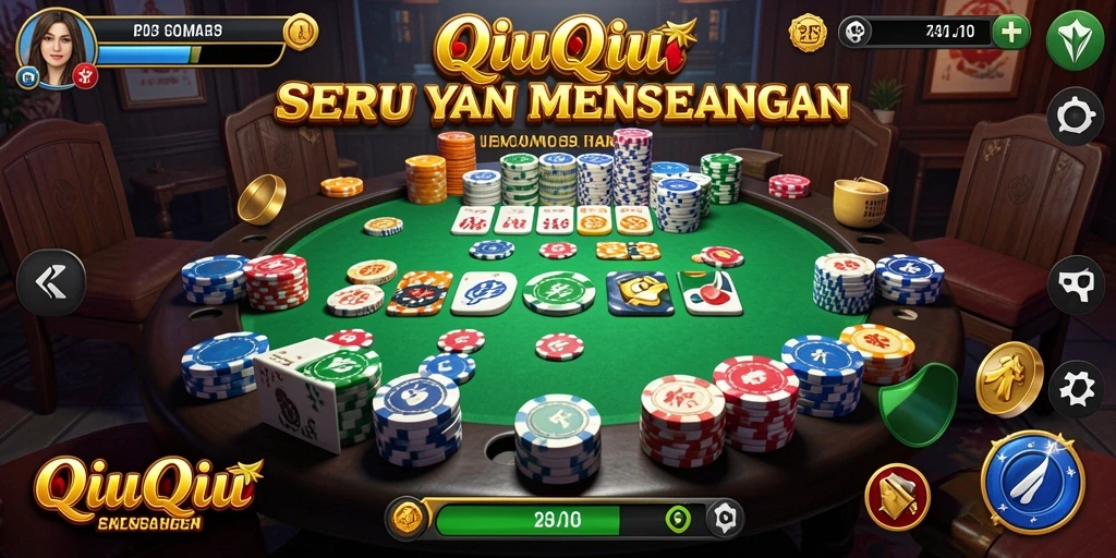 Screenshot permainan S13 yang menunjukkan aksi QiuQiu yang seru.