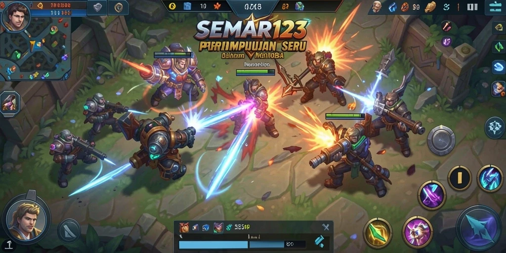 Tampilan gameplay seru dan strategis dalam SEMAR123.