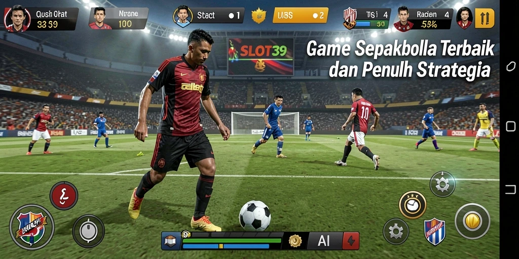 Gameplay SLOT39 yang mendebarkan dan penuh aksi sepakbola.