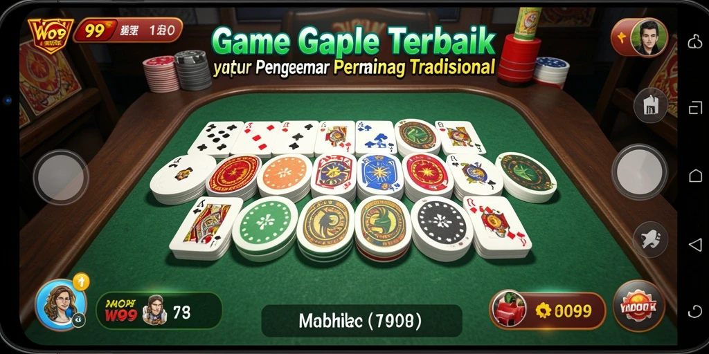 Gameplay Gaple yang seru dan interaktif di WOW99.