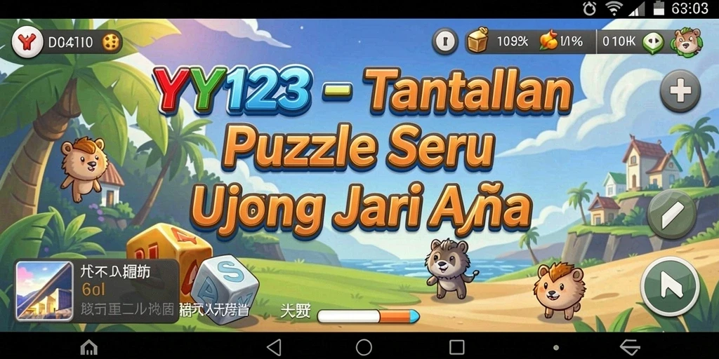 Screenshot gameplay YY123 menampilkan tantangan puzzle yang menarik.